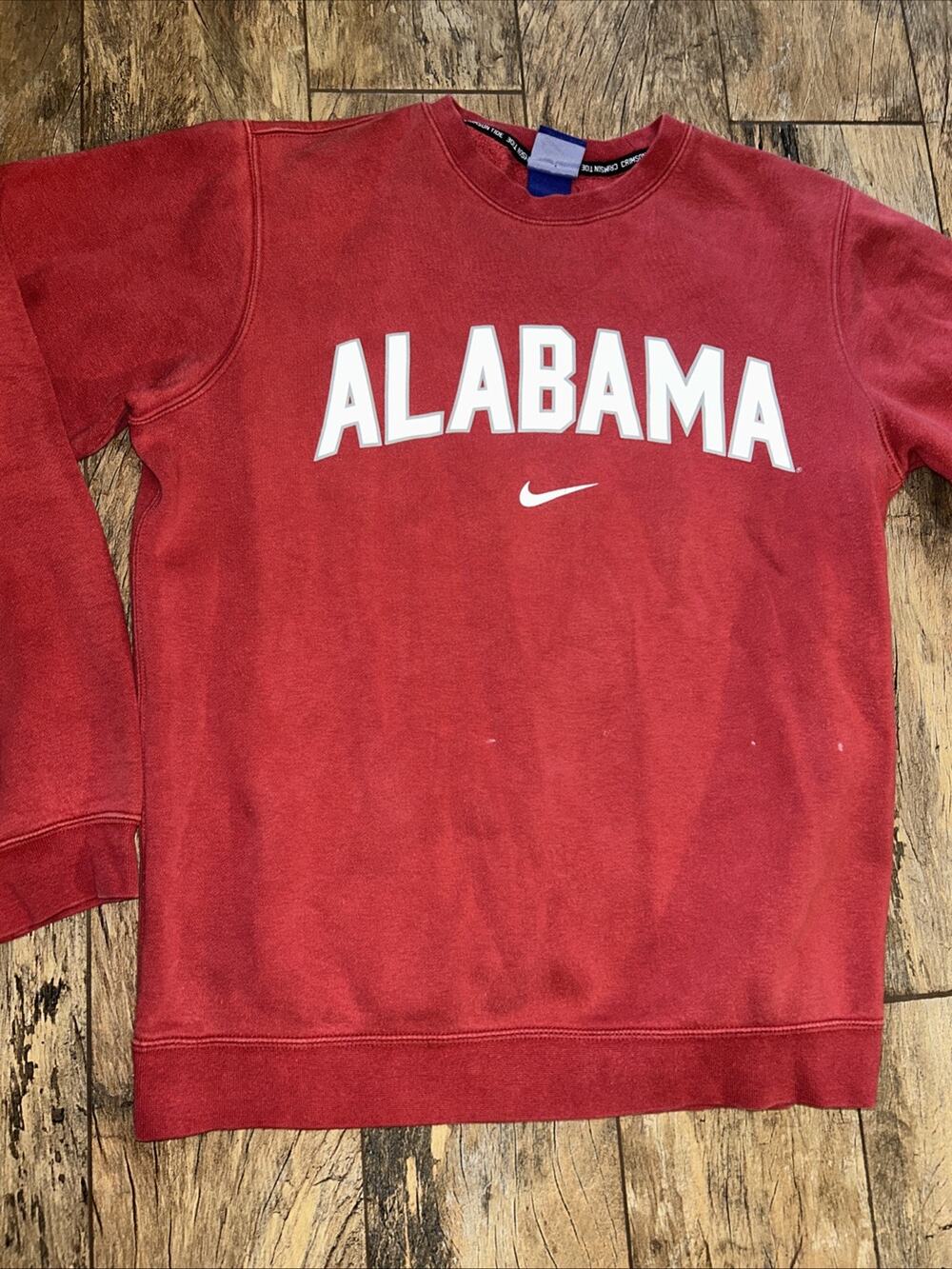 Alabama Sweatshirt Small NCAA Nike Red Long Sleeve Crimson Tide